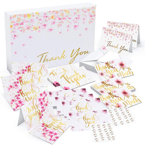 Carte <span class=keywords><strong>de</strong></span> <span class=keywords><strong>remerciement</strong></span> en vrac, note <span class=keywords><strong>de</strong></span> <span class=keywords><strong>mariage</strong></span>, baby shower, 4x6 pouces, 5 modèles, Offre Spéciale, 100 - Product Image 1