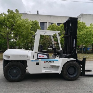 10トンTCMディーゼルフォークリフト、安定した構造、強力な揚力で重工業向け、10トンディーゼルフォークリフト中古TCMブランド - Product Image 2