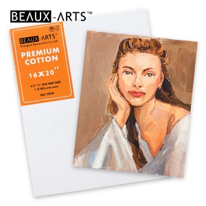 Nice Price 7OZ 0.75 "* 1.5" 'Triple Prime <span class=keywords><strong>Toile</strong></span> étirée d'artiste en coton 100% avec texture moyenne pour huile, acrylique et alkydes - Product Image 2
