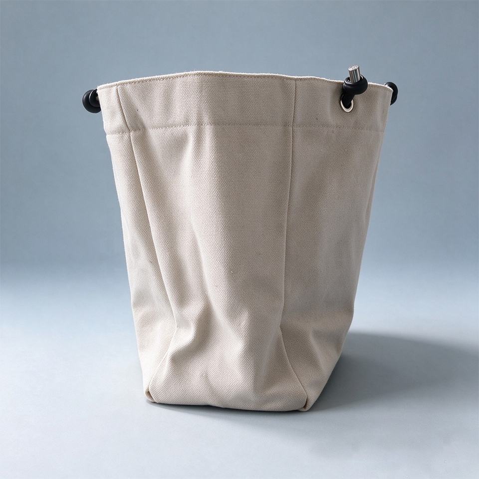 Canvas Waterproof Solid Color Tote Bag Reusable Shopping Bag Open Top ...