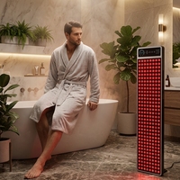 Panneau de luminothérapie rouge Saidi S-192, sauna sans couture pour tout le corps, 768 LED, prise US, structure en alliage d'aluminium durable