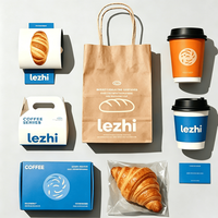 Solution personnalisée d'emballage écologique pour la restauration rapide |   Sacs en papier, boîtes à hamburgers, boîtes à emporter et gobelets avec logo