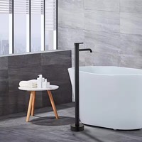 Robinet de bain classique en laiton massif, autoportant, durable, étanche, fabrication OEM ODM, garantie 5 ans pour projets hôteliers