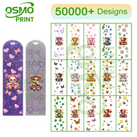 Autocollants Osmo Bookmarks Sticker Factoroy en gros, enveloppement UV DTF, autocollants de haute qualité, motif mensuel pour marque-pages DIY