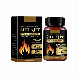 Cápsulas de Shilajit al por Mayor OEM, Vitamina C, Refuerzo Inmunológico y Energético, Antioxidante, Suplemento Herbal Natural, Vitalidad para Adultos - Product Image 1