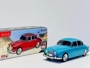 WS-596 báo đốm Mỹ cổ điển xe hình không dây màu xanh răng loa với TF USB FM rảnh tay TWS Selfie LED hiển thị dẫn ánh sáng Loại C - Product Image 5