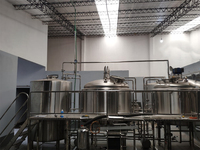 Équipement de brasserie de bière, 2 navires, ligne de Production de bière, 1000l