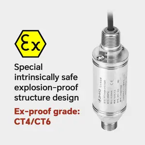 ZHYQ IECEx, ATEX, RoHS, CE, SIL certifié transducteur de pression miniature antidéflagrant à sécurité intrinsèque