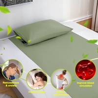 Sábana Plana Conductora Antienvejecimiento Ecológica con Protección EMF de 400 Hilos, Lavable, Duradera, 95% Algodón, Para Todas las Estaciones, ¡Gran Venta!