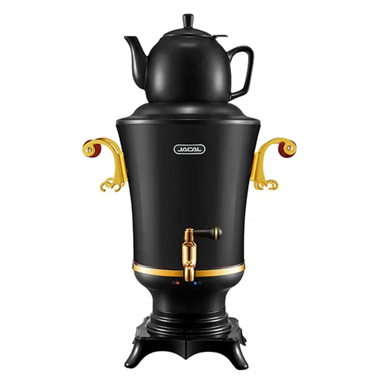 En iyi tasarım modern otomatik paslanmaz çelik elektrikli türk çay makinesi su ısıtıcısı seti semaver pot