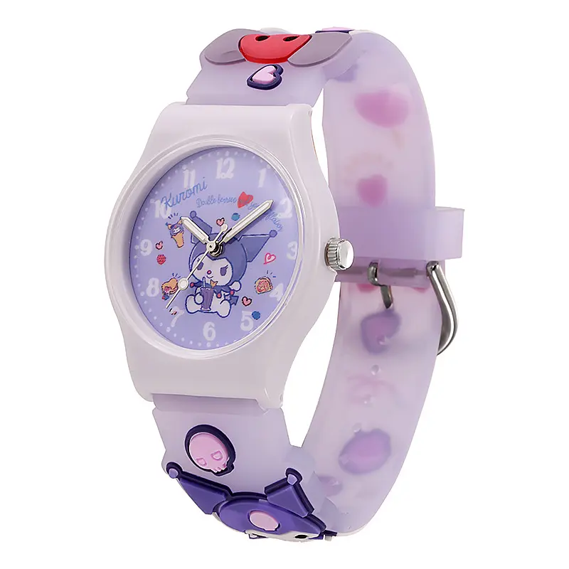 Orologio al quarzo per bambini nuovo simpatico cartone animato orologio al quarzo gelatina scuola elementare orologio di alta qualità