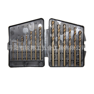 Mr Drill Twist Drill Bit Kit 1.5-6.5mm Straight Shank 13pcs Gold Finish Metal Drilling Plastic Box Packaging - Product Image 3