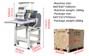Machine à broder automatique Yunfu 1 tête à faible bruit pour vêtements et casquettes - Composants professionnels d'usine chinoise - Product Image 3