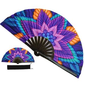 Nouveauté : Éventails pliants en bambou à motif cerise, personnalisables avec impression décorative, en stock - Product Image 5