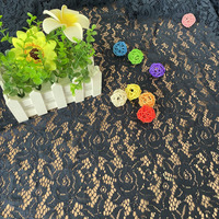 Tissu en dentelle florale extensible en nylon et élasthanne, tissu en dentelle élastique pour hauts, robes, maillots de bain pour enfants, costumes de danse, vêtements pour femmes