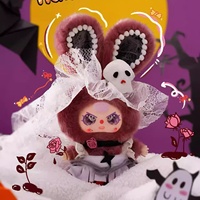 Authentique Baby Three Halloween Castle Adventure Series Blind Box Plush Doll Trendy Toy Cute Baby Birthday Gift Mystery Boxes