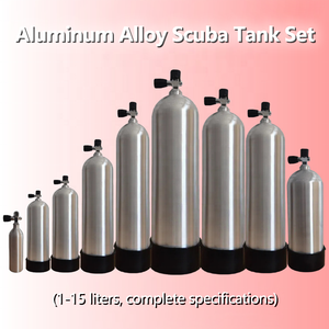 Cilindro DE BUCEO DE ALUMINIO Premium 6061, válvula HS de Taiwán aprobada por la CE DE LA UE, sin polvo ni arañazos, tanque de buceo <span class=keywords><strong>para</strong></span> buceo - Product Image 2