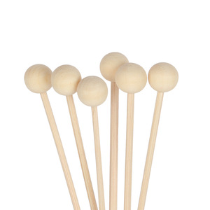 Perles en bois de diffuseur de parfum en gros, petit diamètre 3 cm, taille personnalisée, avec bâtonnets en rotin, décoration de parfum pour la maison et la voiture - Product Image 4