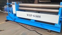 Machine à cintrer les tôles W11F automatique, asymétrique, à 3 rouleaux, pour tôles fines en acier au carbone/acier inoxydable/aluminium