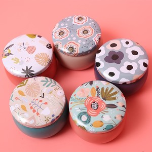 <b>Mini</b> Portable Tin <b>Box</b> Flip Lid Metal <b>Storage</b> Container For Clips Hair Ties Snacks Candy Office Desktop Organizer - Product Image 2