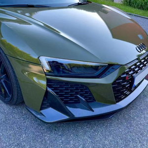 Convient aux 23 modèles Audi <span class=keywords><strong>Capristo</strong></span> avec modification de pelle avant en fibre de carbone Audi R8 COUPE lèvre avant - Product Image 4