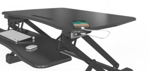 <span class=keywords><strong>Support</strong></span> de <span class=keywords><strong>bureau</strong></span> pour ordinateur portable en métal pliable électrique réglable avec plateau pour <span class=keywords><strong>clavier</strong></span> VM-LD07E - Product Image 4