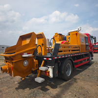 Pompe à béton mini Sany diesel d'occasion 265 CV 10/23 MPa 2021 Euro V faible kilométrage performance stable
