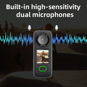 Cámara de Viaje 4K Interpolada Portátil, <span class=keywords><strong>Mini</strong></span> <span class=keywords><strong>DV</strong></span> con Control por Aplicación WiFi para Vlogging, Cámara de Bolsillo Impermeable IPX6 con Pantalla Táctil de 1.4 Pulgadas - Product Image 3