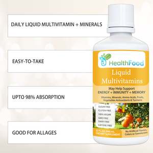 Custom Label 100% Vegan Multivitamins Oral Liquid Boost Immunity Improve Memory Sugar Free Food <b>Supplement</b> Multivitamins Drink - Product Image 2