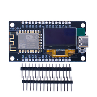 Placa de Desarrollo NodeMCU ESP8266 con Pantalla OLED de 0.96 Pulgadas, Módulo WiFi CH340G ESP-12F, USB Tipo-C