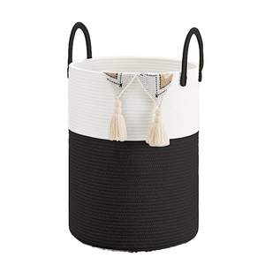 Công suất lớn đôi xử lý ráp thân thiện với môi bông lưới lưu trữ giỏ cho giặt bẩn trong tủ quần áo và phòng tắm - Product Image 6