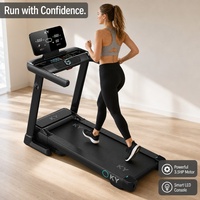 Caminadora Motorizada KY New A8 de 150 kg, 16 km/h, OEM, Inteligente, con Bluetooth, Pantalla LED, para Gimnasio en Casa, Cardio