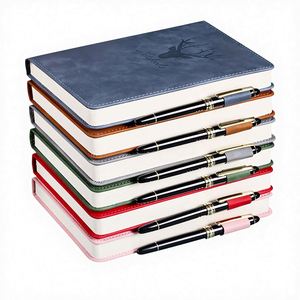 A5 PU Notebook Hardcover High Quality Thickened School Record Diary <b>Gift</b> Box Enterprise Customized LOGO Business <b>Gift</b> - Product Image 2