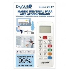 รีโมทคอนโทรลแอร์ยูนิเวอร์แซล DigiVolt รุ่น UN-57 ติดตั้งง่าย ใช้งานได้กับแอร์ได้ 99% - Product Image 1
