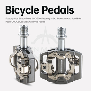 Pédales Mtb Offre Spéciale <span class=keywords><strong>en</strong></span> aluminium SPD-200 usiné CNC 95x71x30mm pour pédales de route Bmx pédales pliantes - Product Image 4