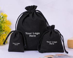 Named Velvet Pouch, Pull <b>String</b> <b>Bag</b>,Custom Dust Custom Text <b>Bag</b>, Cotton Drawstring Jewelry Package With Logo - Product Image 1