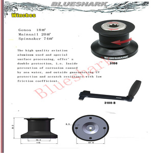 Blueshark Pulley 8mm Aluminum For Sailboat Replacement Part - Product Image 3