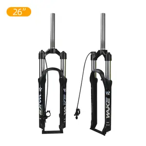 Mountain Bicycle Suspension Forks 26/27.5/29inch MTB Bike Front Fork With Rebound Adjustment WAKE Aluminum Alloy Fork