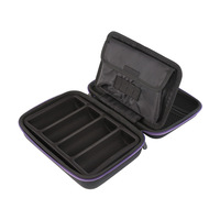 Ensemble de jetons de poker de casino personnalisés de 500 pièces, boîte de rangement à fermeture éclair en EVA imperméable, durable, recyclable, légère, couleur et taille personnalisées