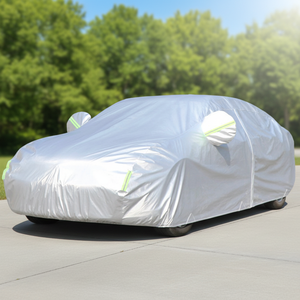 Housse de voiture multicouche imperméable toutes saisons. Housse extérieure complète pour automobiles, berlines, SUV, protection contre la pluie et le <span class=keywords><strong>soleil</strong></span>. - Product Image 2