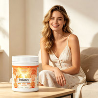 Capsules Superaliments Probiotiques Peptides de Collagène Mélange Herbal Ayurvédique Saveur Vanille Santé Intestinale Soutien Immunitaire Énergie pour Femmes