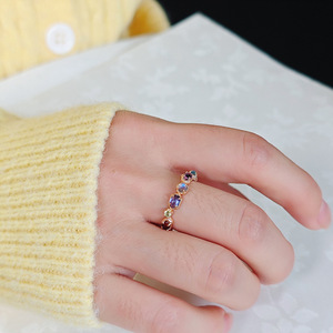 Nhẫn đá quý hình oval mạ vàng 14K Twinko, bạc 925, kiểu dáng viền, đá tự nhiên, thiết kế thời trang, có thể tùy chỉnh, dành cho nữ - Product Image 4