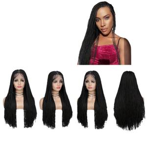 Peluca <span class=keywords><strong>de</strong></span> trenza transfronteriza <span class=keywords><strong>de</strong></span> <span class=keywords><strong>dos</strong></span> hebras Europea americana <span class=keywords><strong>trenzas</strong></span> largas y rectas torcidas a mano con gorra <span class=keywords><strong>de</strong></span> encaje estilo ondulado <span class=keywords><strong>de</strong></span> cuerpo <span class=keywords><strong>de</strong></span> tamaño pequeño - Product Image 5