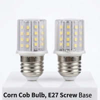 Lampe suspendue et murale LED à économie d'énergie pour intérieur, compacte et sans scintillement, ampoule LED maïs 10W E27 E14