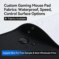 Tapis de souris vierges personnalisables en tissu imperméable de 3 mm d'épaisseur pour sublimation, tailles personnalisées, motifs de dessins animés pour impression par transfert thermique