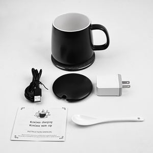 Cojín inalámbrico del cargador de la taza de café de <span class=keywords><strong>cer</strong></span>á<span class=keywords><strong>mica</strong></span> del calentador del control de temperatura de 55 grados Celsius - Product Image 3