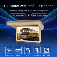 Écran de divertissement et publicitaire intelligent pour bus, pliable et inclinable, 18,5 pouces, pour toit de voiture, vente en gros d'usine OEM/ODM