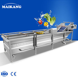 Linea di Lavorazione Verdure in Acciaio Inox SUS304; Linea di Lavaggio e Taglio per Cetrioli e Peperoni Freschi - Product Image 3
