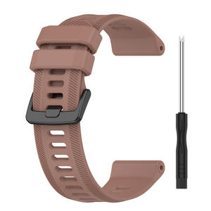 <span class=keywords><strong>Bracelet</strong></span> de remplacement en silicone coloré pour <span class=keywords><strong>Garmin</strong></span> Forerunner <span class=keywords><strong>955</strong></span> Smartwatch <span class=keywords><strong>Bracelet</strong></span> en caoutchouc de sport à l'épreuve des chandails - Product Image 5