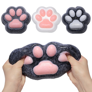 Vente directe usine – Jouets anti-stress personnalisés en forme de patte de chat Taba Squishy de 5,91 pouces – Nouveauté pour la décompression et le soulagement du stress - Product Image 2